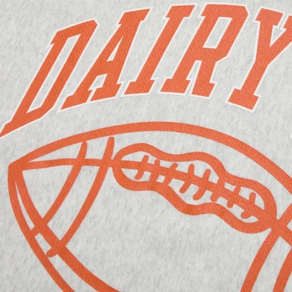 NWT Dairy Boy Study Break State Champs Rollneck in Champion Orange - Picture 3 of 16